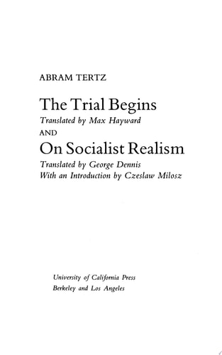 The Trial Begins