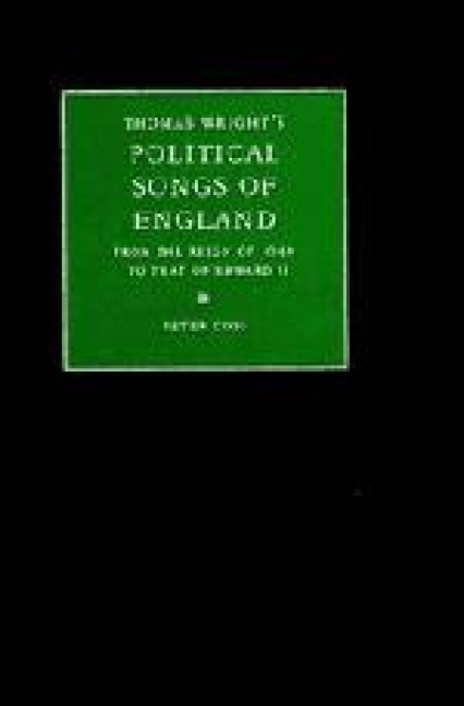 Thomas Wrights Political Songs of England