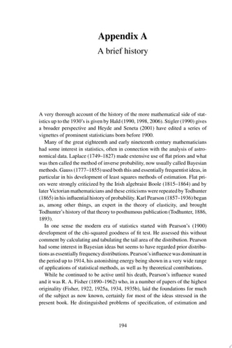 Principles of Statistical Inference