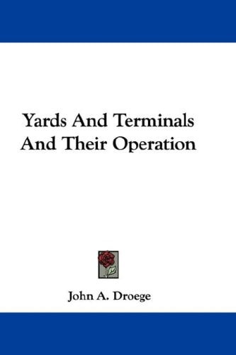 Yards And Terminals And Their Operation