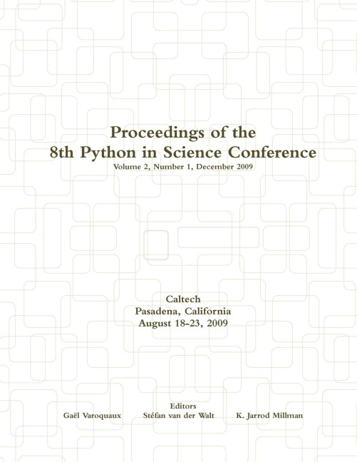 Proceedings of the 8th Python in Science Conference