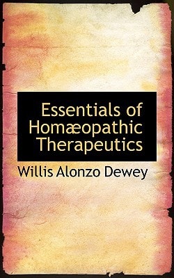 Essentials of Homaopathic Therapeutics