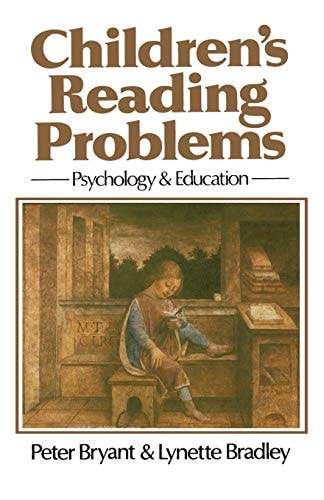 Children's Reading Problems Psychology and Education