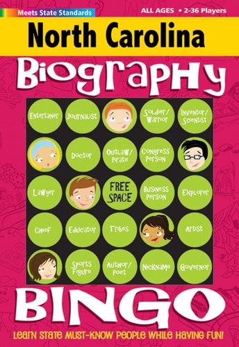 North Carolina Bingo Biography Edition