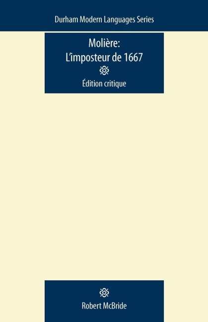 Moliere: Limposteur de 1667 : A critical edition