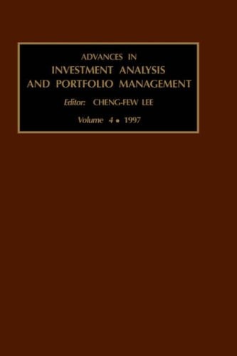 Advances in Investment Analysis and Portfolio Management