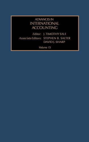 Advances in International Accounting