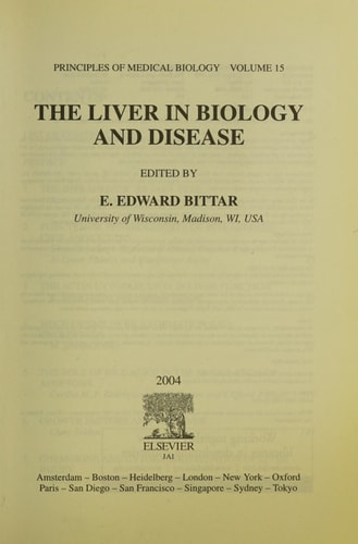 The Liver in Biology and Disease Liver Biology in Disease, Hepato - Biology in Disease