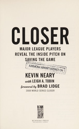 Closer Major League Players Reveal the Inside Pitch on Saving the Game