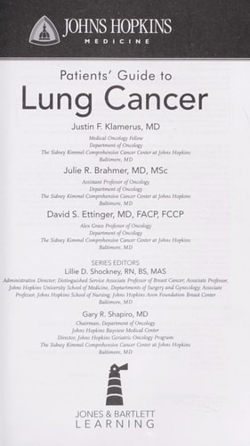 Johns Hopkins Patients' Guide to Lung Cancer