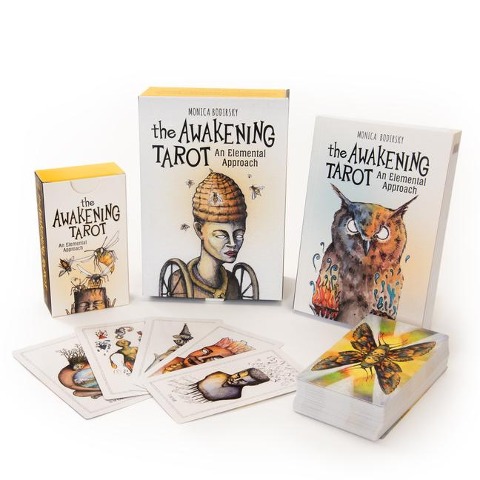 The Awakening Tarot: An Elemental Approach (Tarot Kit Box Set with 78 Cards and Guide Book)