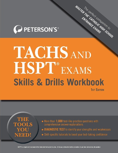 Petersons Tachs and HSPT Exams Skills & Drills Workbook