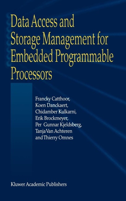 Data Access and Storage Management for Embedded Programmable Processors