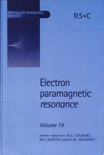 Electron Paramagnetic Resonance Volume 19