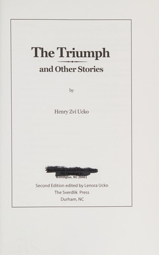 The Triumph and Other Stories Second Edition
