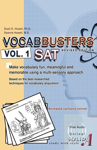 VOCABBUSTERS Vol. 1 SAT Make Vocabulary Fun, Meaningful, and Memorable Using a Multi-sensory Approach