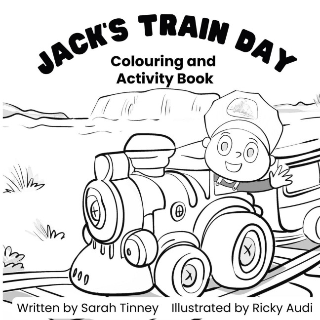 Jack's Train Day: Colouring and activity book