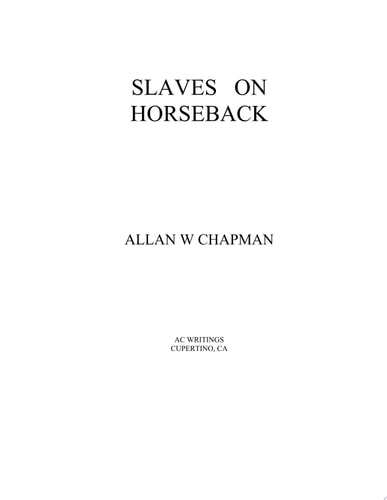 Slaves On Horseback