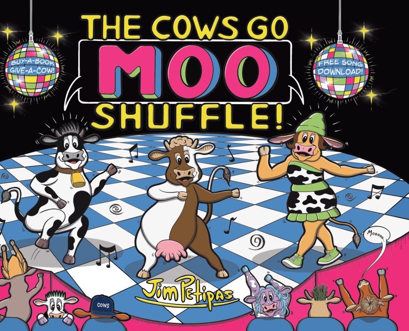 The Cows Go Moo Shuffle! - Rhyming Childrens Picture Book & Song Series Book Funny Farm Animal Dance Adventure Hardcover Book with Free Song Download