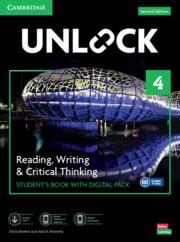 Unlock Level 4 Reading, Writing and Critical Thinking Students Book with Digital Pack