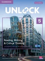 Unlock Level 5 Reading, Writing and Critical Thinking Students Book with Digital Pack