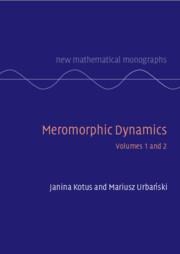 Meromorphic Dynamics 2 Volume Hardback Set