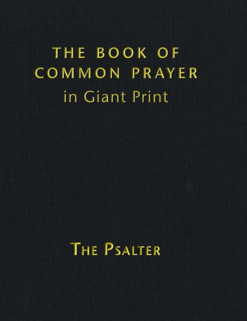 Book of Common Prayer Giant Print, Cp800: Volume 3, the Psalter