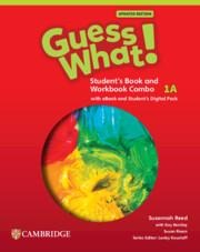 Guess What! American English Level 1a Combo Students Book and Workbook with Students Digital Pack Updated