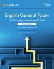 Cambridge International as Level English General Paper Coursebook with Digital Access (2 Years)