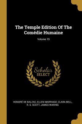 The Temple Edition Of The Comédie Humaine; Volume 19