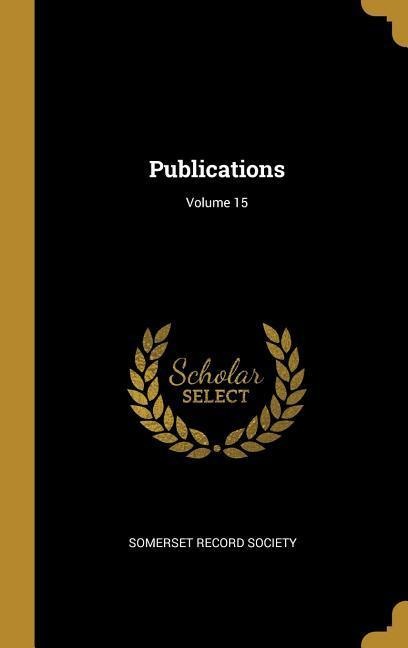 Publications; Volume 15