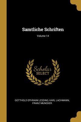 Samtliche Schriften; Volume 14