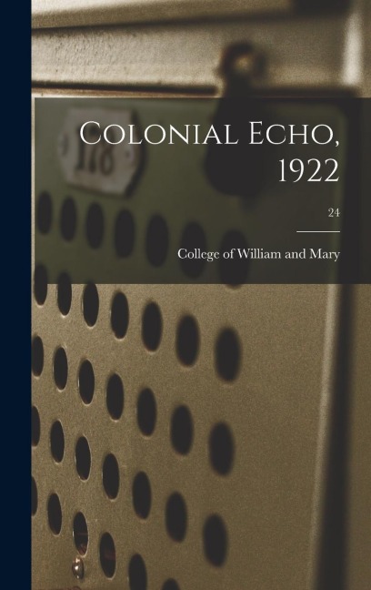 Colonial Echo, 1922; 24