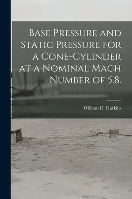 Base Pressure and Static Pressure for a Cone-cylinder at a Nominal Mach Number of 5.8.