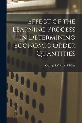Effect of the Learning Process in Determining Economic Order Quantities