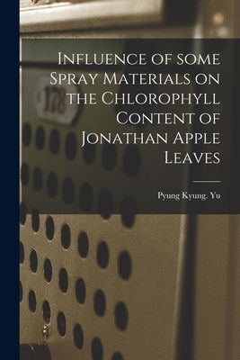Influence of Some Spray Materials on the Chlorophyll Content of Jonathan Apple Leaves