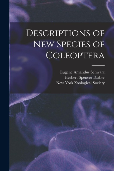 Descriptions of New Species of Coleoptera