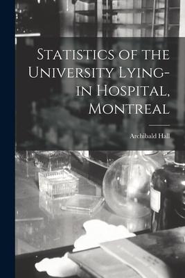 Statistics of the University Lying-in Hospital, Montreal [microform]