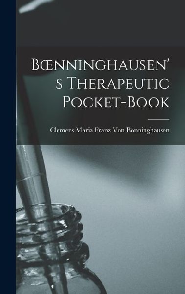 Boenninghausens Therapeutic Pocket-Book