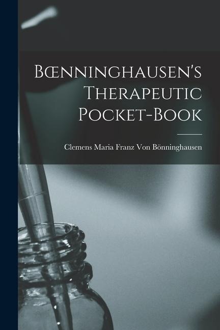 Boenninghausens Therapeutic Pocket-Book