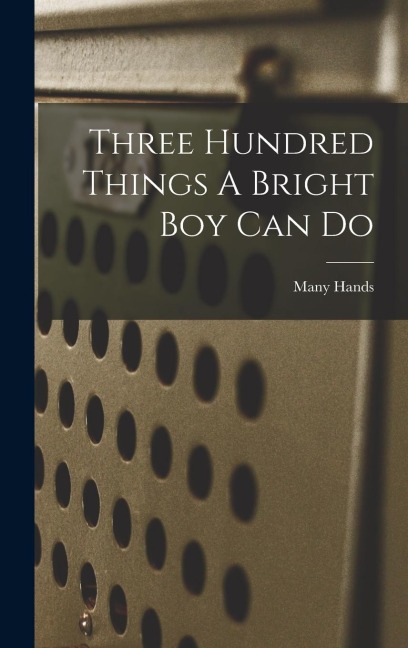 Three Hundred Things A Bright Boy Can Do
