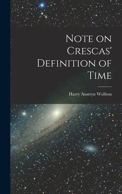 Note on Crescas Definition of Time