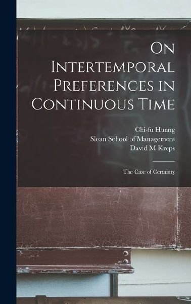 On Intertemporal Preferences in Continuous Time: The Case of Certainty