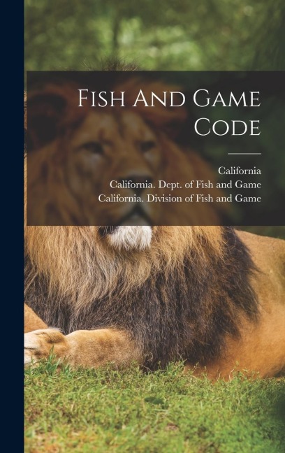 Fish And Game Code