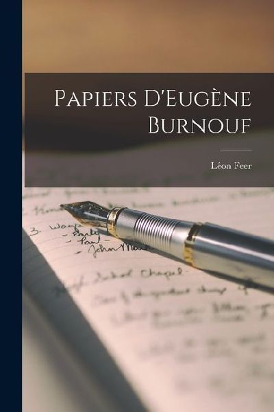 Papiers D'Eugène Burnouf