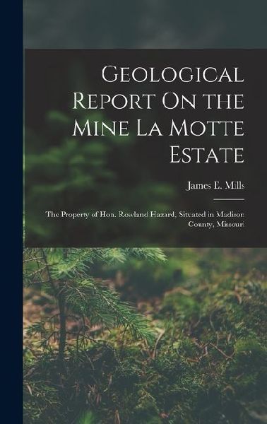 Geological Report On the Mine La Motte Estate: The Property of Hon. Rowland Hazard, Situated in Madison County, Missouri