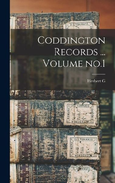 Coddington Records ... Volume no.1
