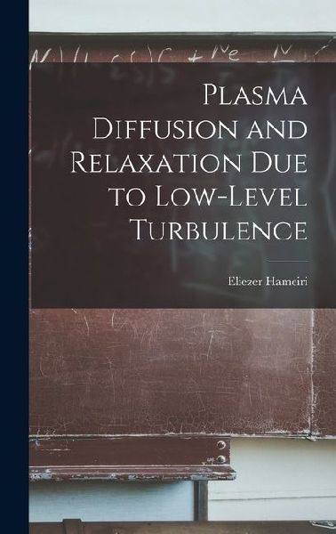Plasma Diffusion and Relaxation due to Low-level Turbulence