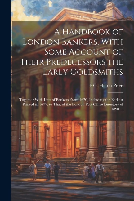 A Handbook of London Bankers, With Some Account of Their Predecessors the Early Goldsmiths: Together With Lists of Bankers From 1670, Including the Earliest Printed in 1677, to That of the London Post Office Directory of 1890 ...