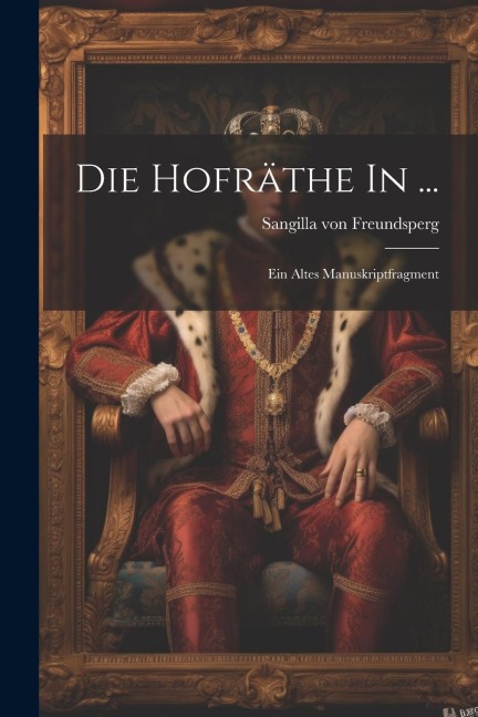 Die Hofräthe In ...: Ein Altes Manuskriptfragment